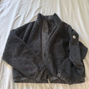Vuori sherpa fleece jacket - Size Small - Dark grey